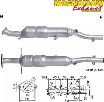 Magnaflow 72515 - Katalitik çevirici furqanavto.az