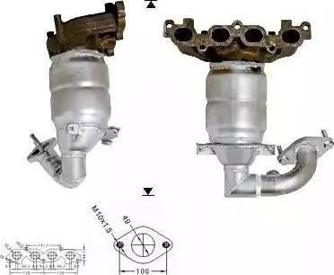 Magnaflow 72511 - Katalitik çevirici furqanavto.az