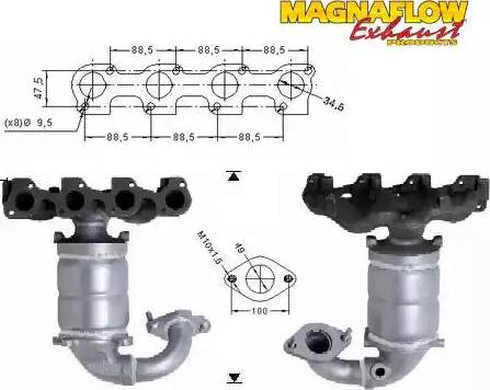 Magnaflow 72527 - Katalitik çevirici furqanavto.az