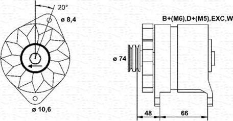 Magneti Marelli 944346129010 - Alternator furqanavto.az