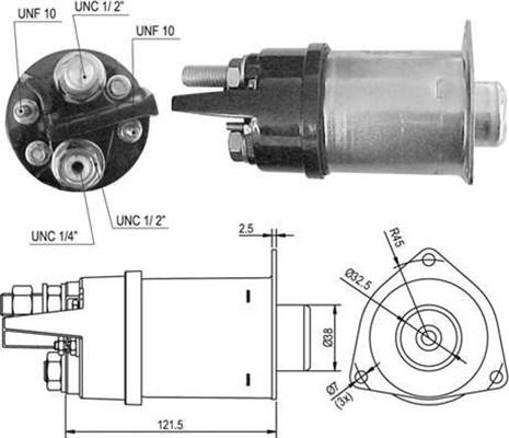 Magneti Marelli 940113050426 - Solenoid açarı, başlanğıc furqanavto.az