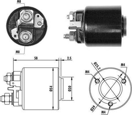 Magneti Marelli 940113050060 - Solenoid açarı, başlanğıc furqanavto.az