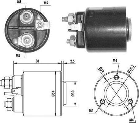 Magneti Marelli 940113050061 - Solenoid açarı, başlanğıc furqanavto.az