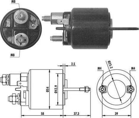 Magneti Marelli 940113050062 - Solenoid açarı, başlanğıc furqanavto.az