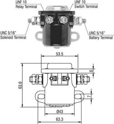 Magneti Marelli 940113050017 - Solenoid açarı, başlanğıc furqanavto.az