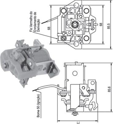 Magneti Marelli 940113050336 - Solenoid açarı, başlanğıc furqanavto.az