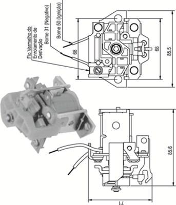 Magneti Marelli 940113050338 - Solenoid açarı, başlanğıc furqanavto.az