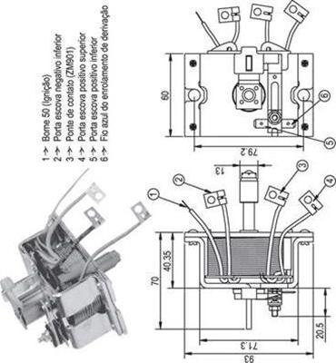 Magneti Marelli 940113050337 - Solenoid açarı, başlanğıc furqanavto.az