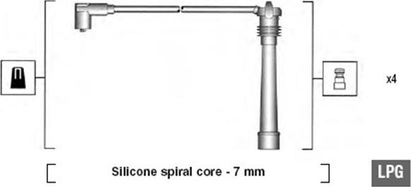 Magneti Marelli 941095980634 - Alovlanma kabeli dəsti furqanavto.az