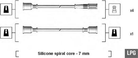 Magneti Marelli 941095430588 - Alovlanma kabeli dəsti furqanavto.az