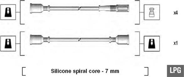 Magneti Marelli 941095330584 - Alovlanma kabeli dəsti furqanavto.az