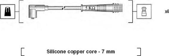 Magneti Marelli 941095790617 - Alovlanma kabeli dəsti furqanavto.az