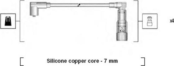 Magneti Marelli 941045320519 - Alovlanma kabeli dəsti furqanavto.az