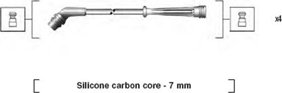 Magneti Marelli 941145390736 - Alovlanma kabeli dəsti furqanavto.az