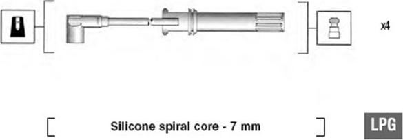 Magneti Marelli 941105250648 - Alovlanma kabeli dəsti furqanavto.az