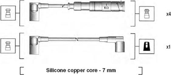 Magneti Marelli 941115020651 - Alovlanma kabeli dəsti furqanavto.az