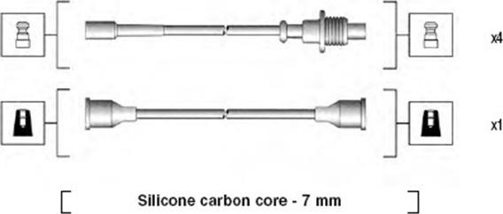 Magneti Marelli 941135180705 - Alovlanma kabeli dəsti furqanavto.az