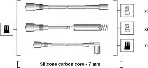 Magneti Marelli 941125170671 - Alovlanma kabeli dəsti furqanavto.az