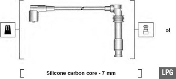 Magneti Marelli 941125310683 - Alovlanma kabeli dəsti furqanavto.az