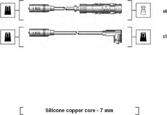 Magneti Marelli 941175160757 - Alovlanma kabeli dəsti furqanavto.az