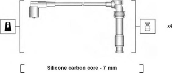 Magneti Marelli 941365050928 - Alovlanma kabeli dəsti furqanavto.az