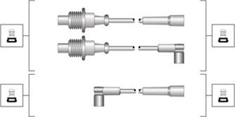 Magneti Marelli 941319170118 - Alovlanma kabeli dəsti furqanavto.az