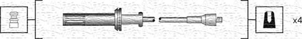 Magneti Marelli 941318111054 - Alovlanma kabeli dəsti furqanavto.az