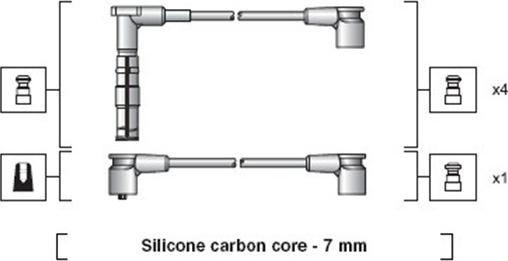 Magneti Marelli 941318111081 - Alovlanma kabeli dəsti furqanavto.az