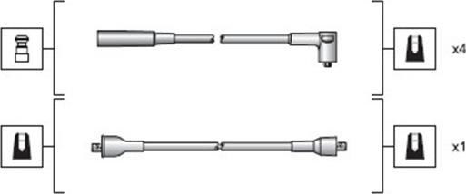 Magneti Marelli 941318111030 - Alovlanma kabeli dəsti furqanavto.az