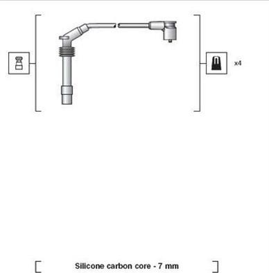 Magneti Marelli 941318111159 - Alovlanma kabeli dəsti furqanavto.az