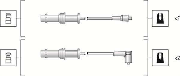 Magneti Marelli 941318111152 - Alovlanma kabeli dəsti furqanavto.az