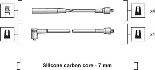 Magneti Marelli 941318111249 - Alovlanma kabeli dəsti furqanavto.az