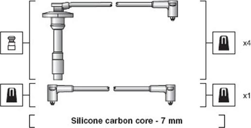 Magneti Marelli 941318111264 - Alovlanma kabeli dəsti furqanavto.az