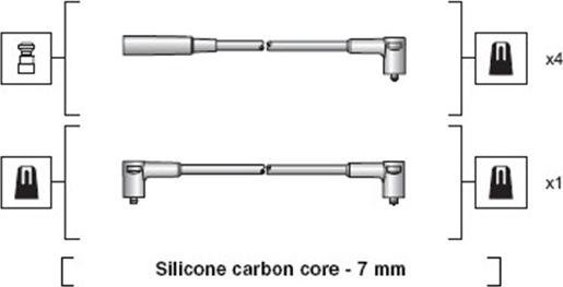 Magneti Marelli 941318111261 - Alovlanma kabeli dəsti furqanavto.az
