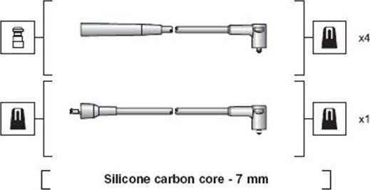 Magneti Marelli 941318111214 - Alovlanma kabeli dəsti furqanavto.az