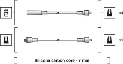 Magneti Marelli 941318111230 - Alovlanma kabeli dəsti furqanavto.az