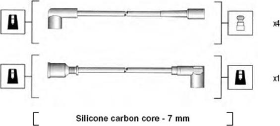 Magneti Marelli 941275020838 - Alovlanma kabeli dəsti furqanavto.az
