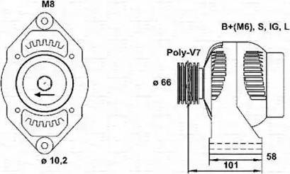 Magneti Marelli 943346042010 - Alternator furqanavto.az