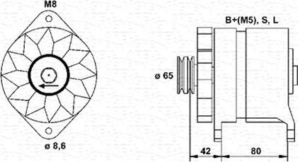 Magneti Marelli 943346023010 - Alternator furqanavto.az