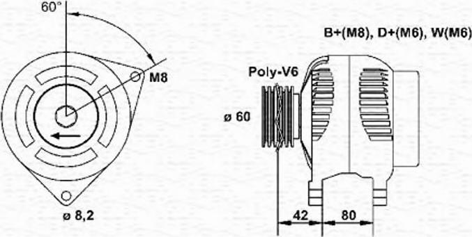 Magneti Marelli 943346147010 - Alternator furqanavto.az