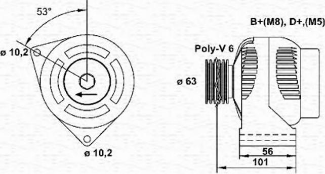 Magneti Marelli 943354099010 - Alternator furqanavto.az