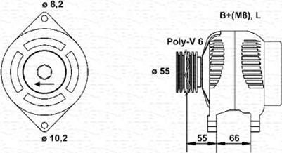 Magneti Marelli 943354075010 - Alternator furqanavto.az