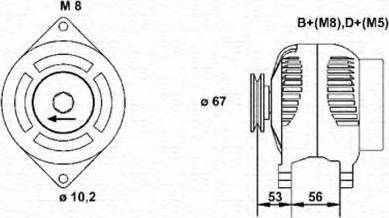 Magneti Marelli 943355015010 - Alternator furqanavto.az