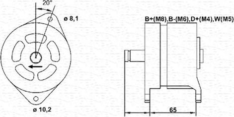 Magneti Marelli 943355232010 - Alternator furqanavto.az