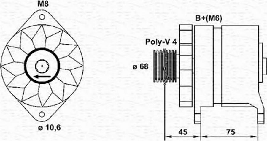 Magneti Marelli 943356923010 - Alternator furqanavto.az