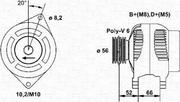 Magneti Marelli 943356973010 - Alternator furqanavto.az