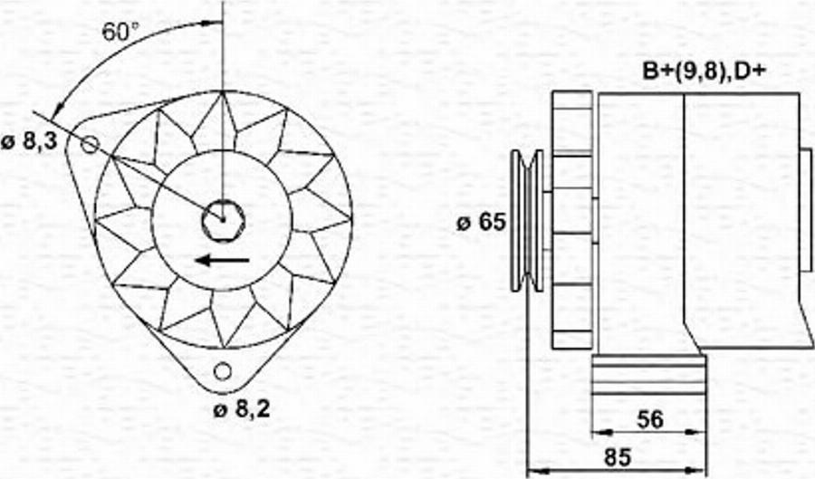 Magneti Marelli 943356447010 - Alternator furqanavto.az