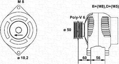 Magneti Marelli 943356554010 - Alternator furqanavto.az