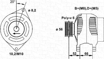 Magneti Marelli 943356568010 - Alternator furqanavto.az