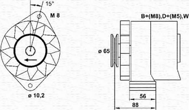 Magneti Marelli 943356508010 - Alternator furqanavto.az